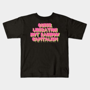 Queer Liberation Not Rainbow Capitalism Kids T-Shirt